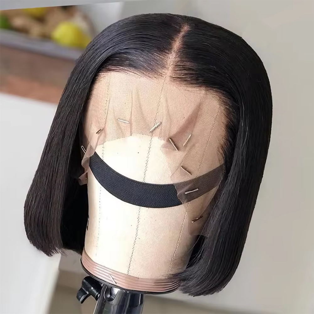 Glueless Wear And Go Human Hair Wig - Vietnam Düz Örgülü Bakire Saçtan Yapılmış