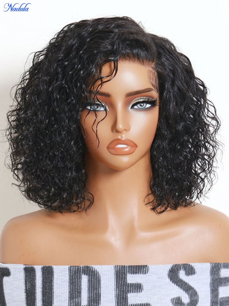 Pre Parted 13X4 Lace Front Bob Wig - Nadula 13x4 Dantel Ön Bob Peruk