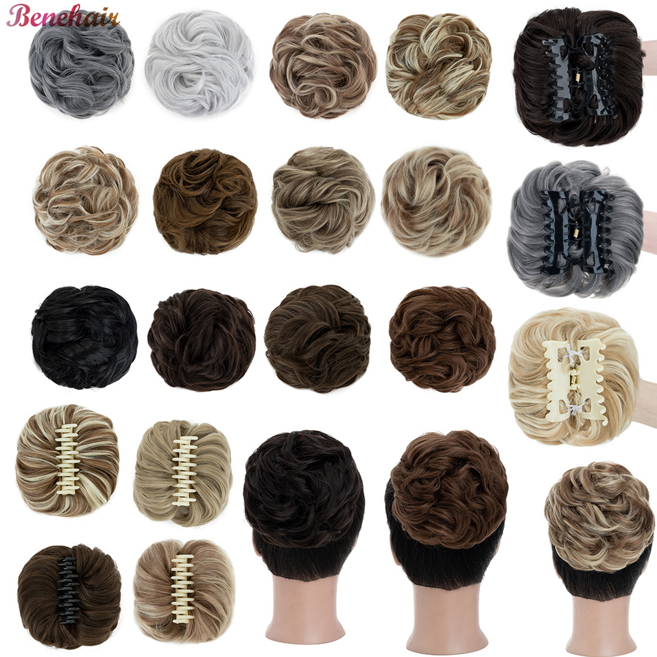 Claw Clip Messy Bun Hair Piece - Benehair Dağınık Saç Topuz Sentetik Pençe