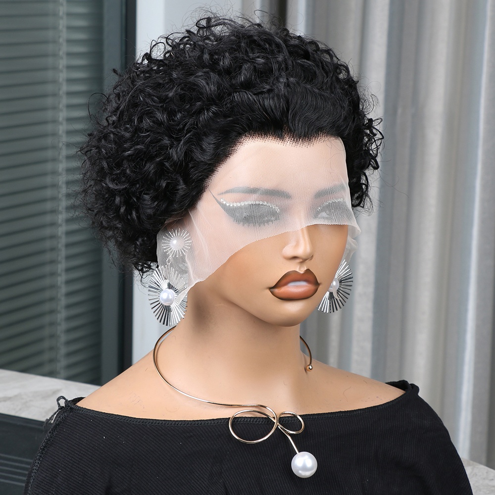 Short Pixie Cut Wig Human Hair Cheap - Pixie Kesim Peruk Gerçek Saç 13x4