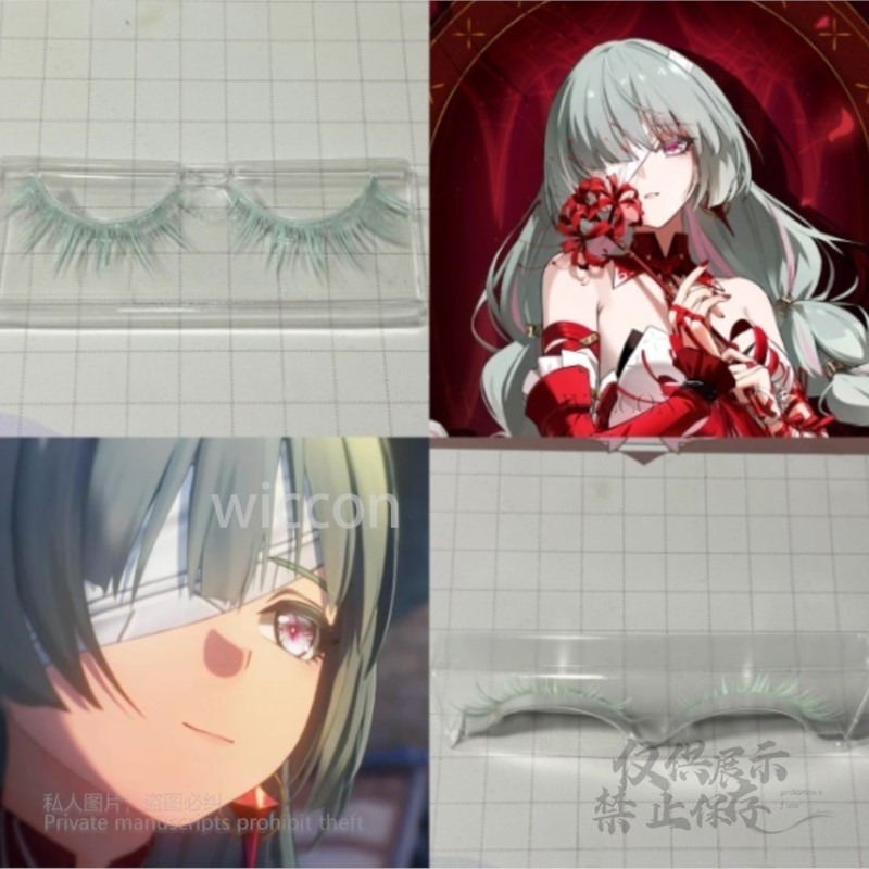 Synthetic Wigs - Anime Phrolova Cosplay Peruk Yeşil Pembe