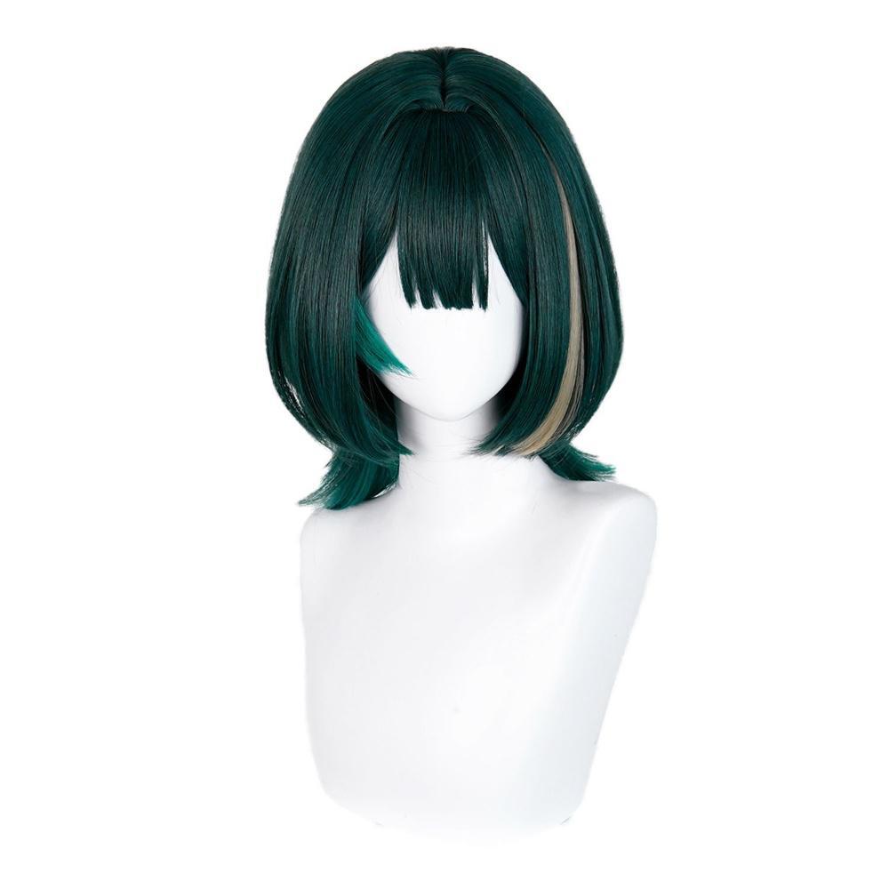 Synthetic Wigs - Anime Nefer Cosplay Peruk Yeşil Golleri
