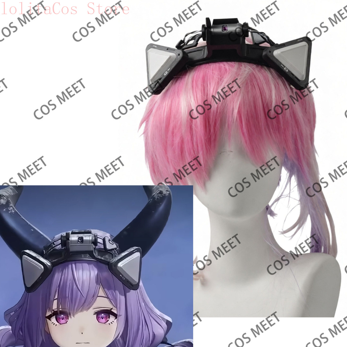 Hair Clips - Arknights:Endfield Typhoeus 3D Baskılı Cosplay Aksesuarları