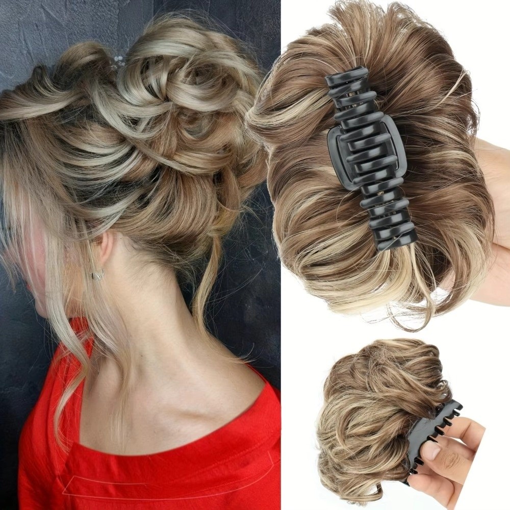 Claw Clip Messy Bun Hair Piece - Dağınık Saç Topuzu İçin Saç Topuzu