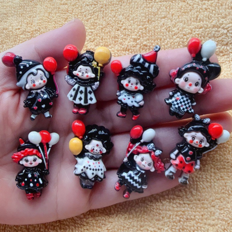 Hair Clips - 12 adet Joker Balon çocuk Eğlenceli