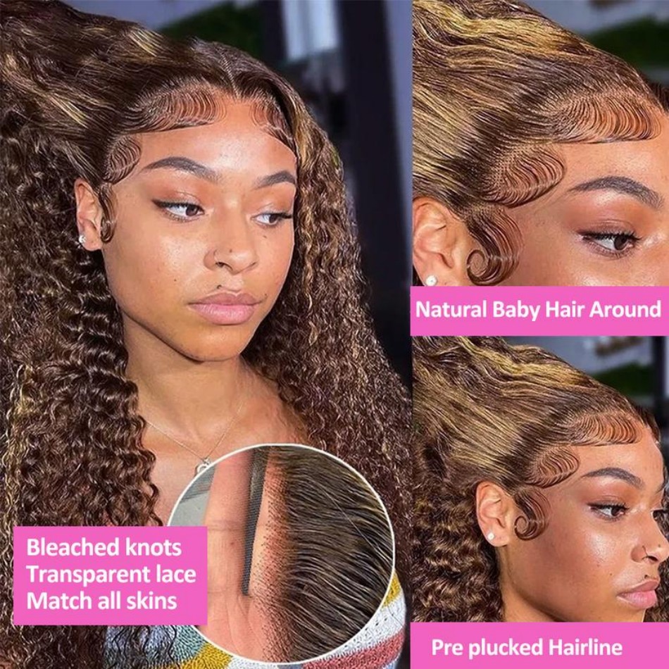 427 Röfleli Ombre Peruk Gerçek - Hd Lace Frontal Wig Human Hair Pre Plucked incelemesi ve fiyatı