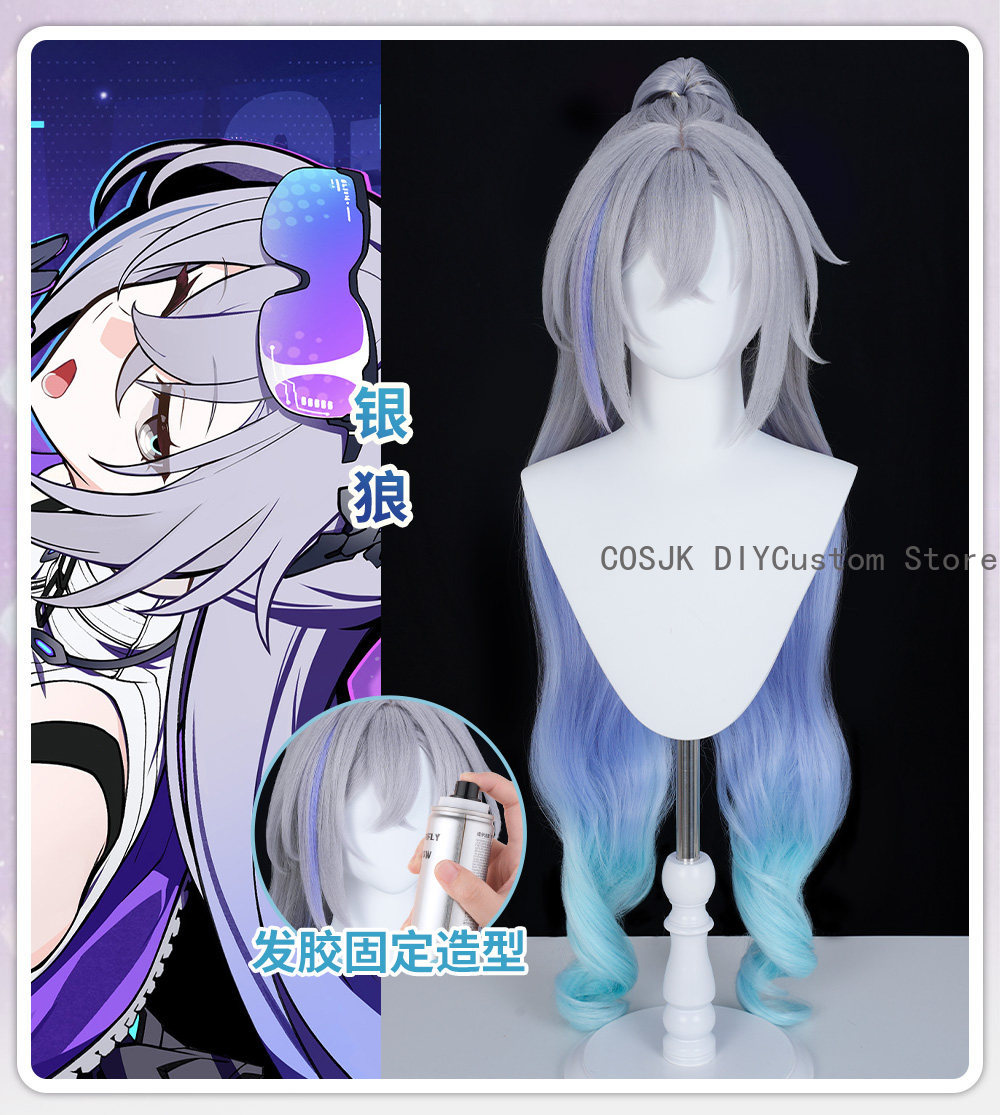 Oyun Honkai: Star Rail Gümüş K - Synthetic Wigs incelemesi ve fiyatı