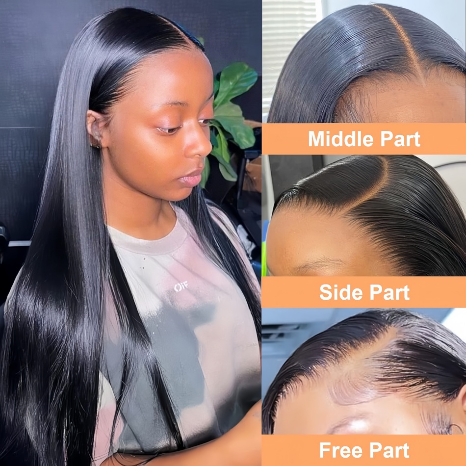 Düz İnsan Saçı Peruklar 4x4 5x - Hd Lace Frontal Wig Human Hair Pre Plucked incelemesi ve fiyatı
