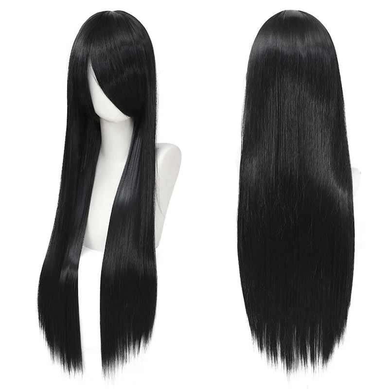 80 cm Renkli Uzun Düz Sentetik - Synthetic Braided Wigs For Black Women incelemesi ve fiyatı