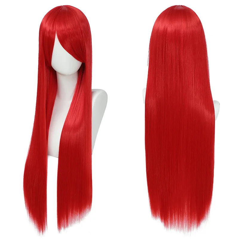 80 cm Renkli Uzun Düz Sentetik - Synthetic Braided Wigs For Black Women incelemesi ve fiyatı