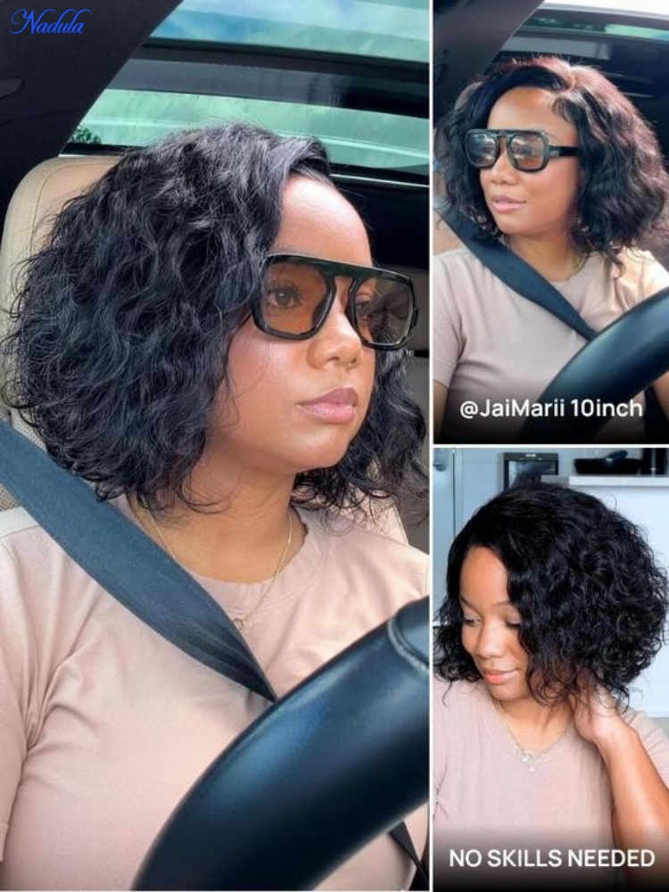 Nadula 13x4 Dantel Ön Bob Peru - Pre Parted 13X4 Lace Front Bob Wig incelemesi ve fiyatı