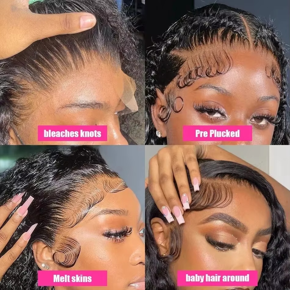 13X4 13X6 Derin Dalgalı HD Şef - Hd Lace Frontal Wig Human Hair Pre Plucked incelemesi ve fiyatı