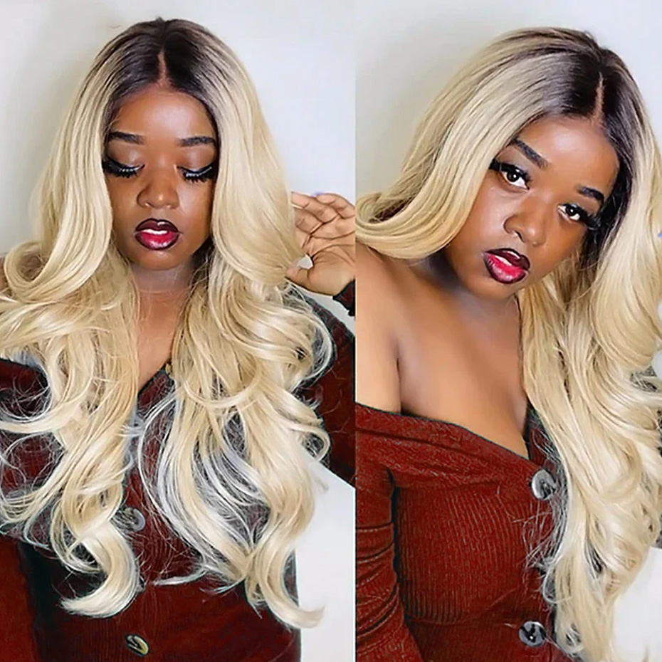1B 613 Sarı Ombre Gerçek Saç P - 613 Blonde Body Wave Lace Front Wig incelemesi ve fiyatı