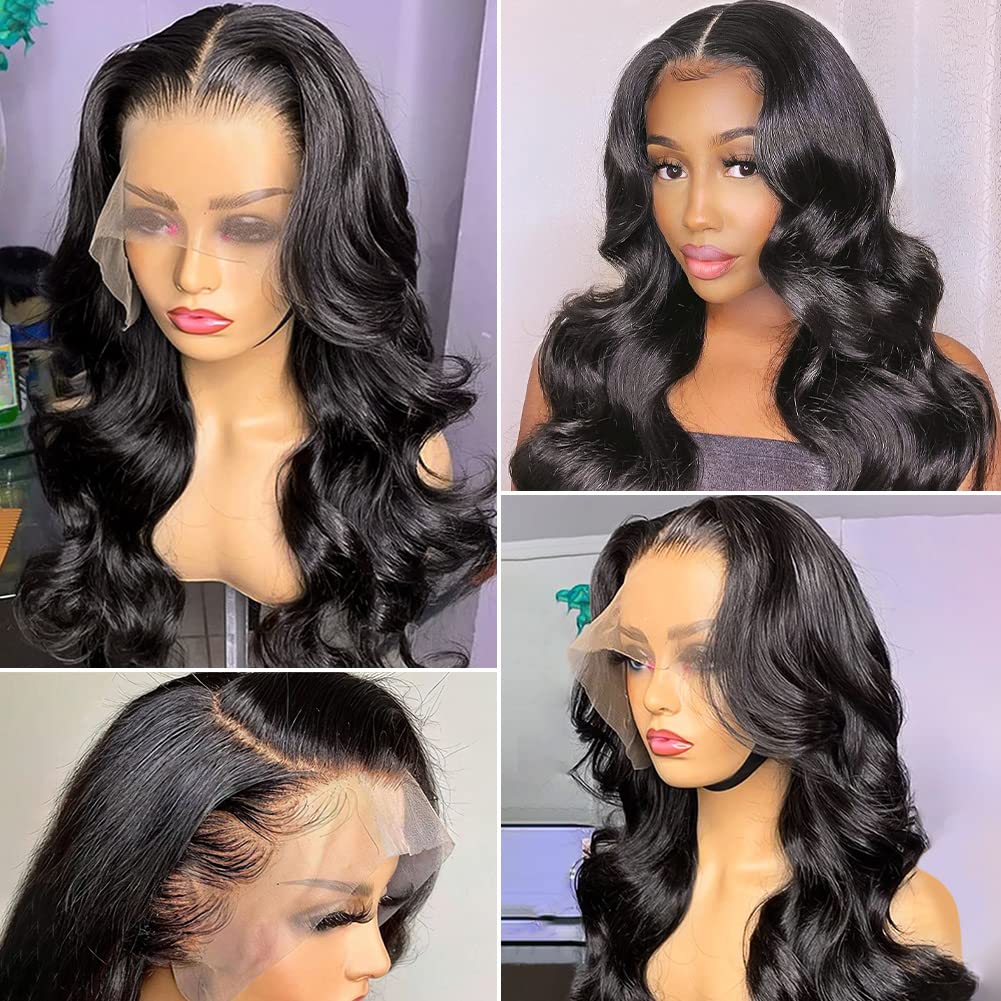13x6 HD Şeffaf Vücut Dalgası D - Hd Lace Frontal Wig Human Hair Pre Plucked incelemesi ve fiyatı