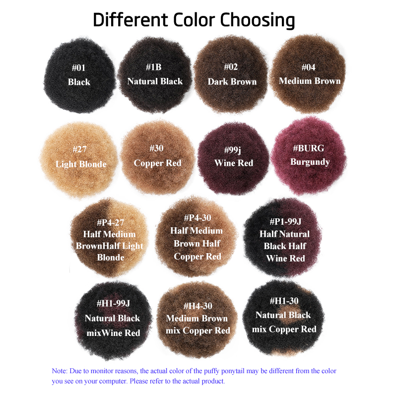 % 100 İnsan Saç 8 Inç Kısa Afr - Drawstring Afro Curly Puff Ponytail incelemesi ve fiyatı