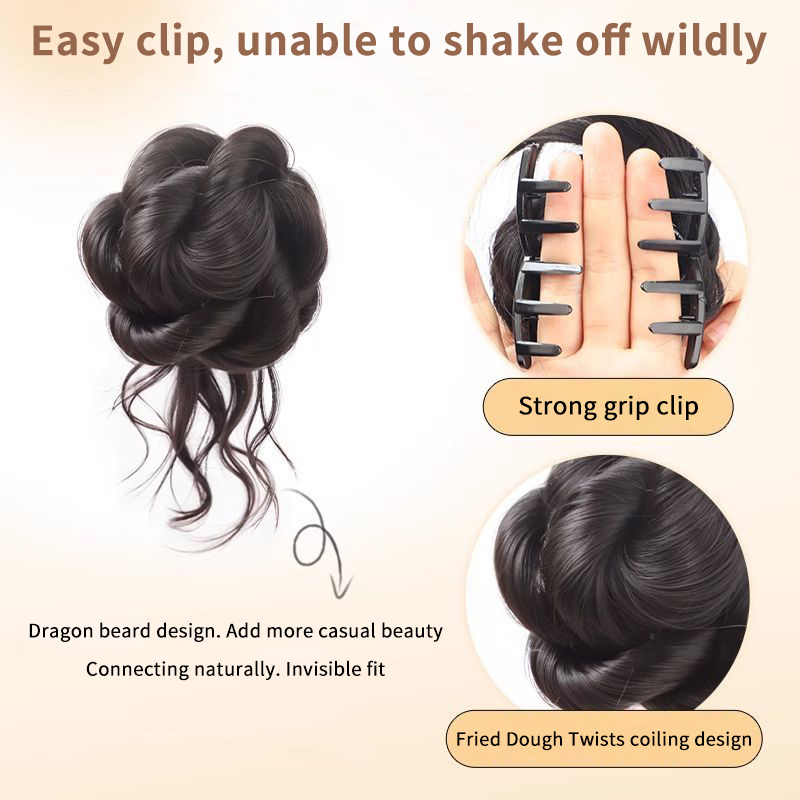 Yeni Sentetik Saç Topuzu Chign - Claw Clip Messy Bun Hair Piece incelemesi ve fiyatı