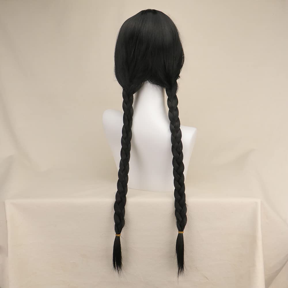 Uzun Gotik Cosplay Peruk Kadın - Synthetic Braided Wigs For Black Women incelemesi ve fiyatı