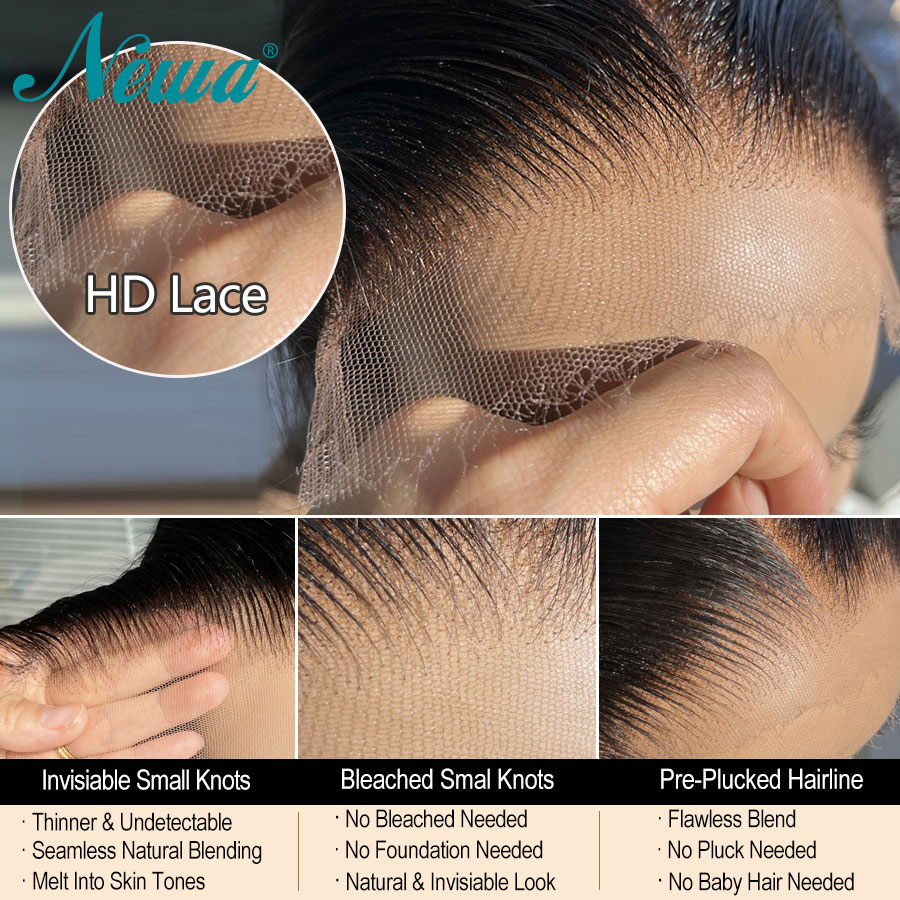 Ultra gömme 13x6 HD dantel ön  - Hd Lace Frontal Wig Human Hair Pre Plucked incelemesi ve fiyatı