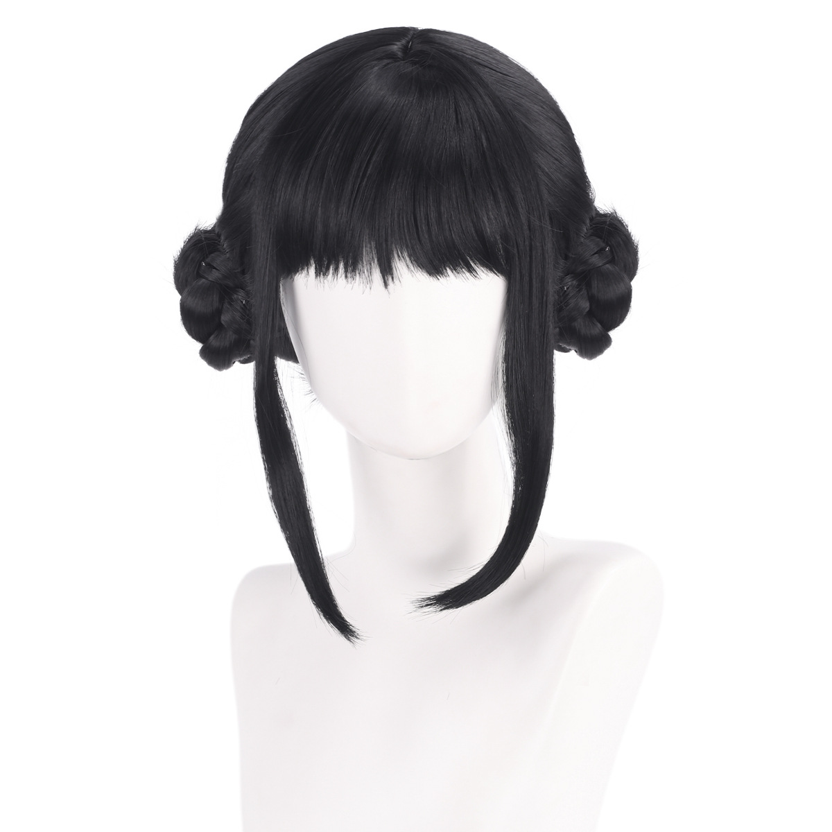 Zoey Cosplay Peruk 33 cm Siyah - Synthetic Braided Wigs For Black Women incelemesi ve fiyatı