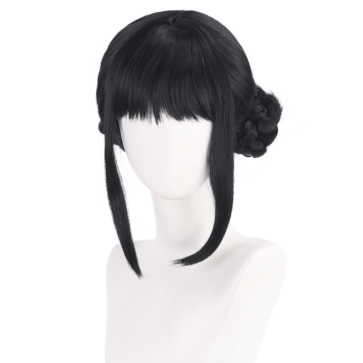 Zoey Cosplay Peruk 33 cm Siyah - Synthetic Braided Wigs For Black Women incelemesi ve fiyatı