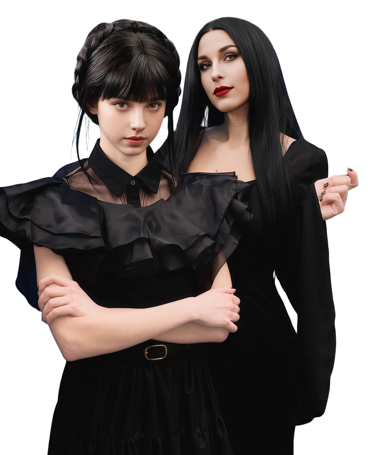 Kadınlar için sentetik uzun si - Synthetic Braided Wigs For Black Women incelemesi ve fiyatı