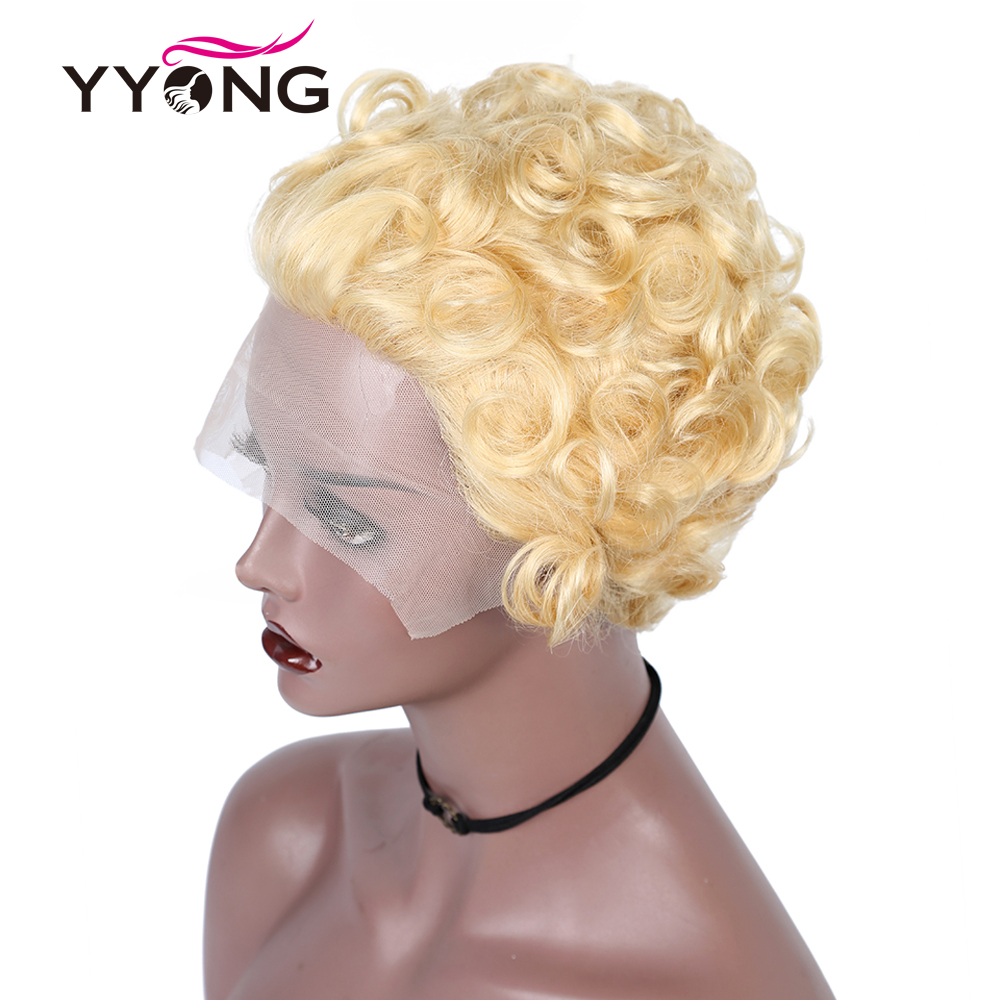613 Bal Sarışın Peri Kesim Dan - Short Pixie Cut Wig Human Hair Cheap incelemesi ve fiyatı