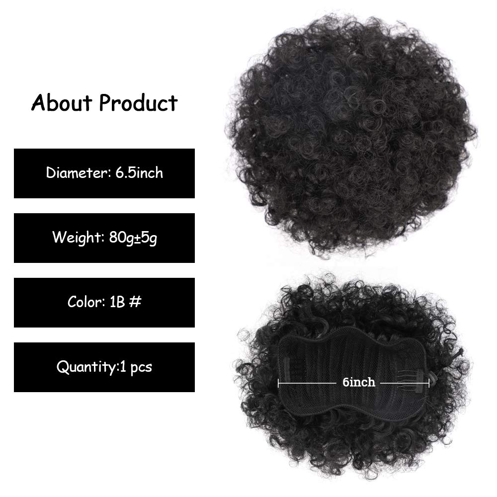 6 inç Afro Puf İpli At Kuyruğu - Drawstring Afro Curly Puff Ponytail incelemesi ve fiyatı
