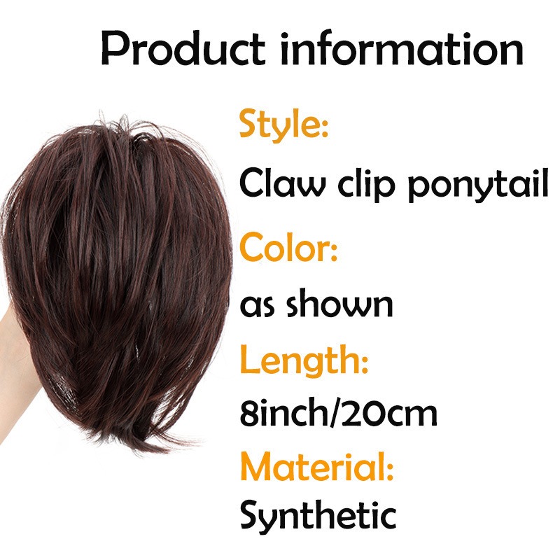 Sentetik Saç Postişi Pençe Tok - Claw Clip Messy Bun Hair Piece incelemesi ve fiyatı