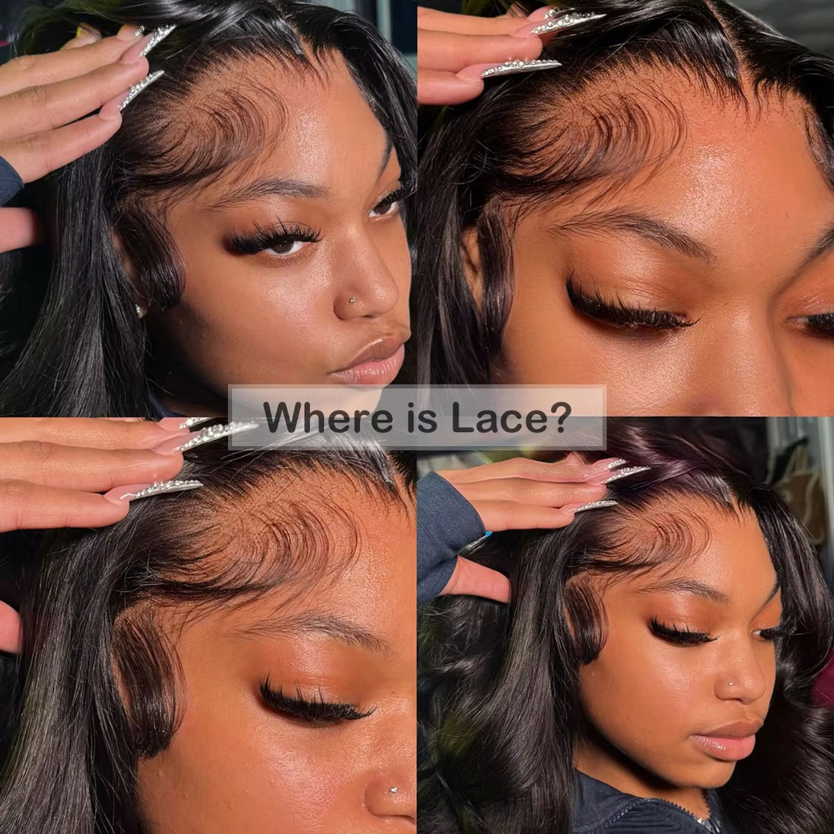 Yapıştırıcısız Tak ve Çık Kahv - Pre Parted 13X4 Lace Front Bob Wig incelemesi ve fiyatı