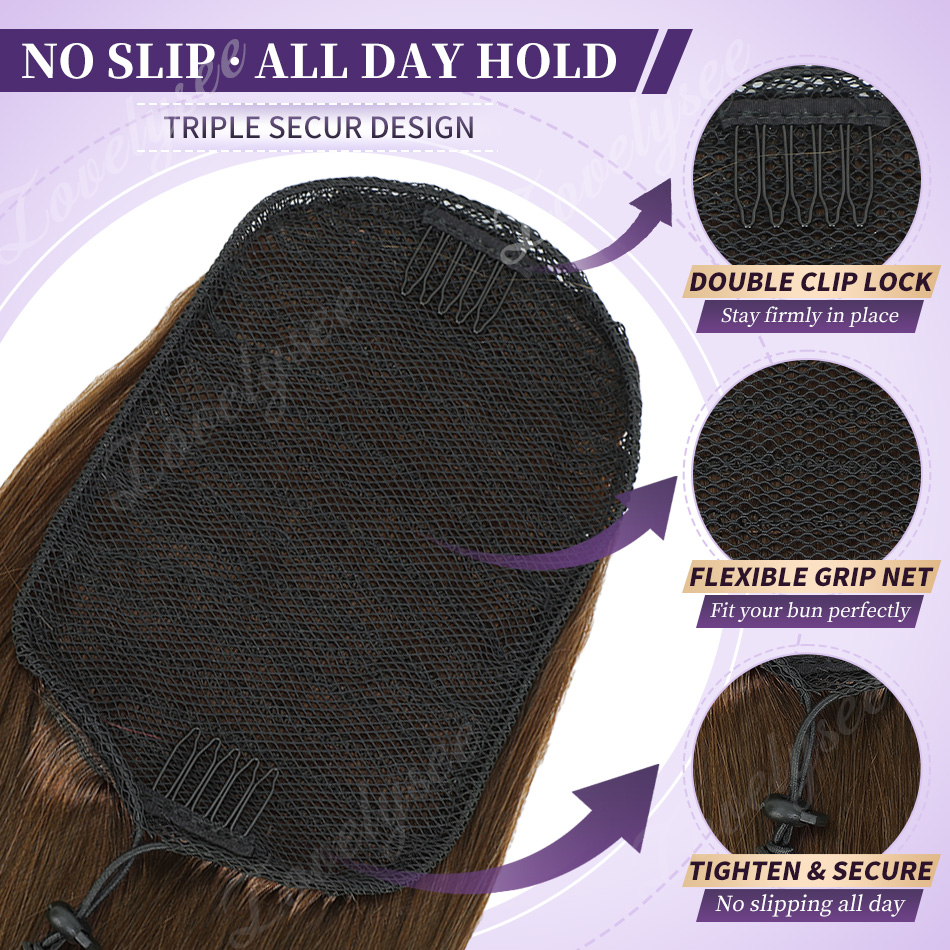 14-18 inç Kısa İpli At Kuyruğu - Seamless Clip In Hair Extensions Human Hair incelemesi ve fiyatı