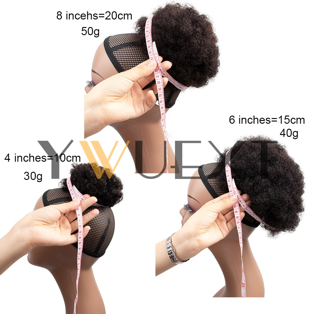 Afro Puff İpli Atkuyruğu Gerçe - Drawstring Afro Curly Puff Ponytail incelemesi ve fiyatı