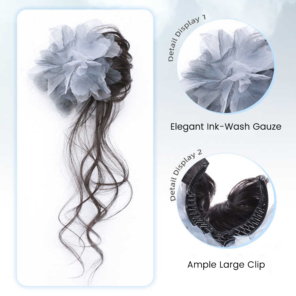 Sentetik Kısa Dalgalı Kıvırcık - Claw Clip Messy Bun Hair Piece incelemesi ve fiyatı