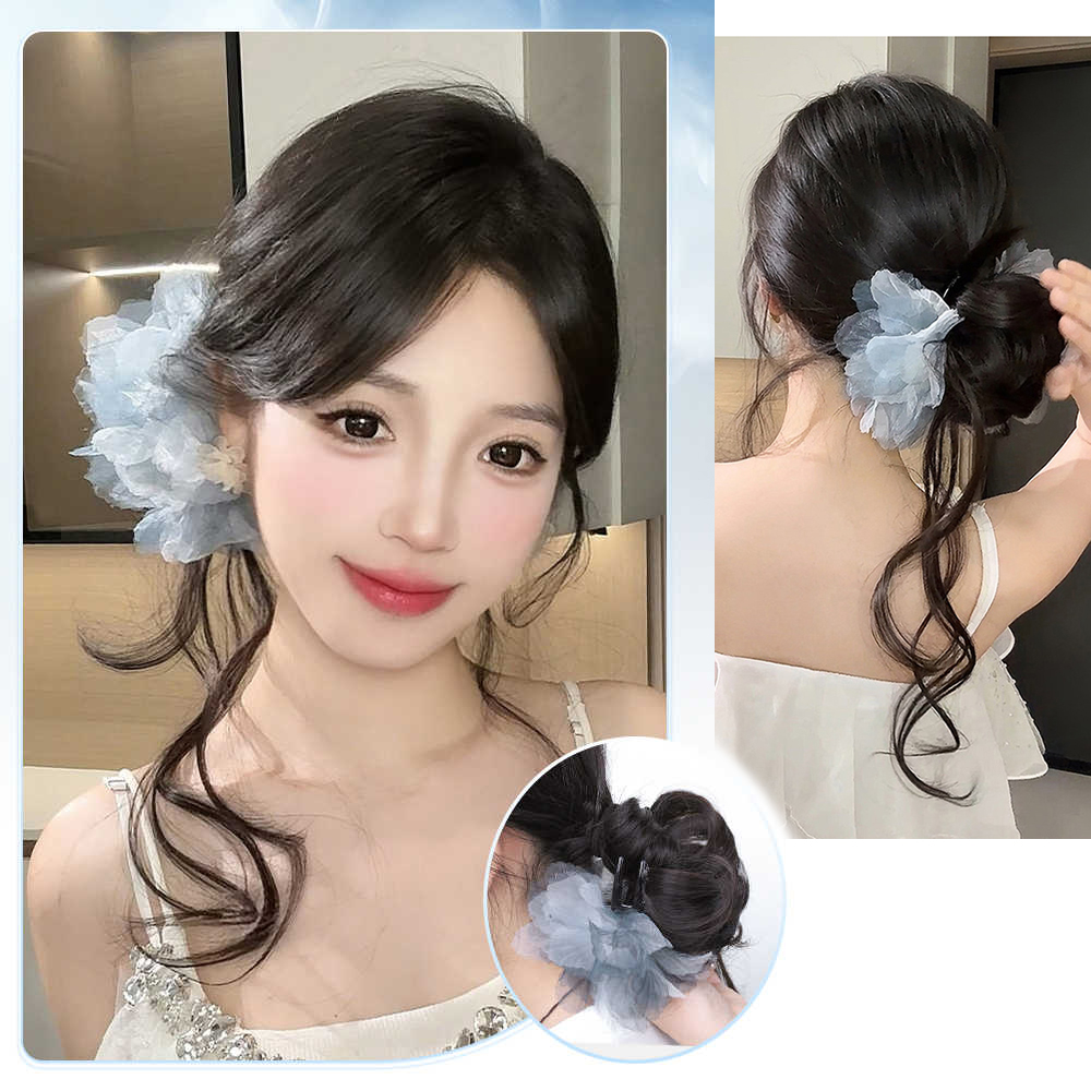 Sentetik Kısa Dalgalı Kıvırcık - Claw Clip Messy Bun Hair Piece incelemesi ve fiyatı