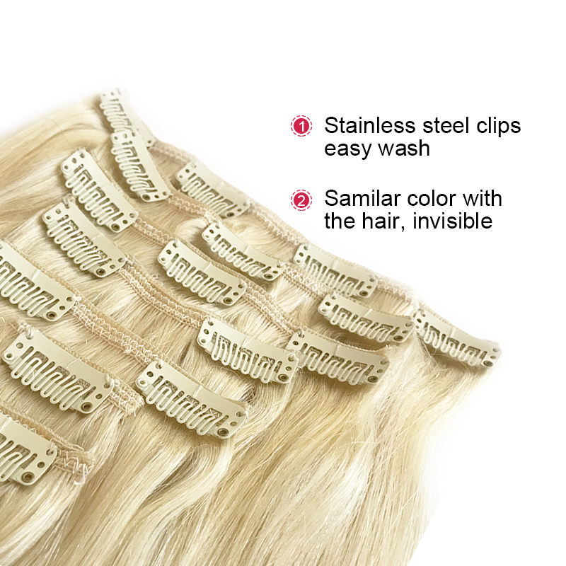 Ali Queen 7 Parça Klipsli Saç  - Seamless Clip In Hair Extensions Human Hair incelemesi ve fiyatı