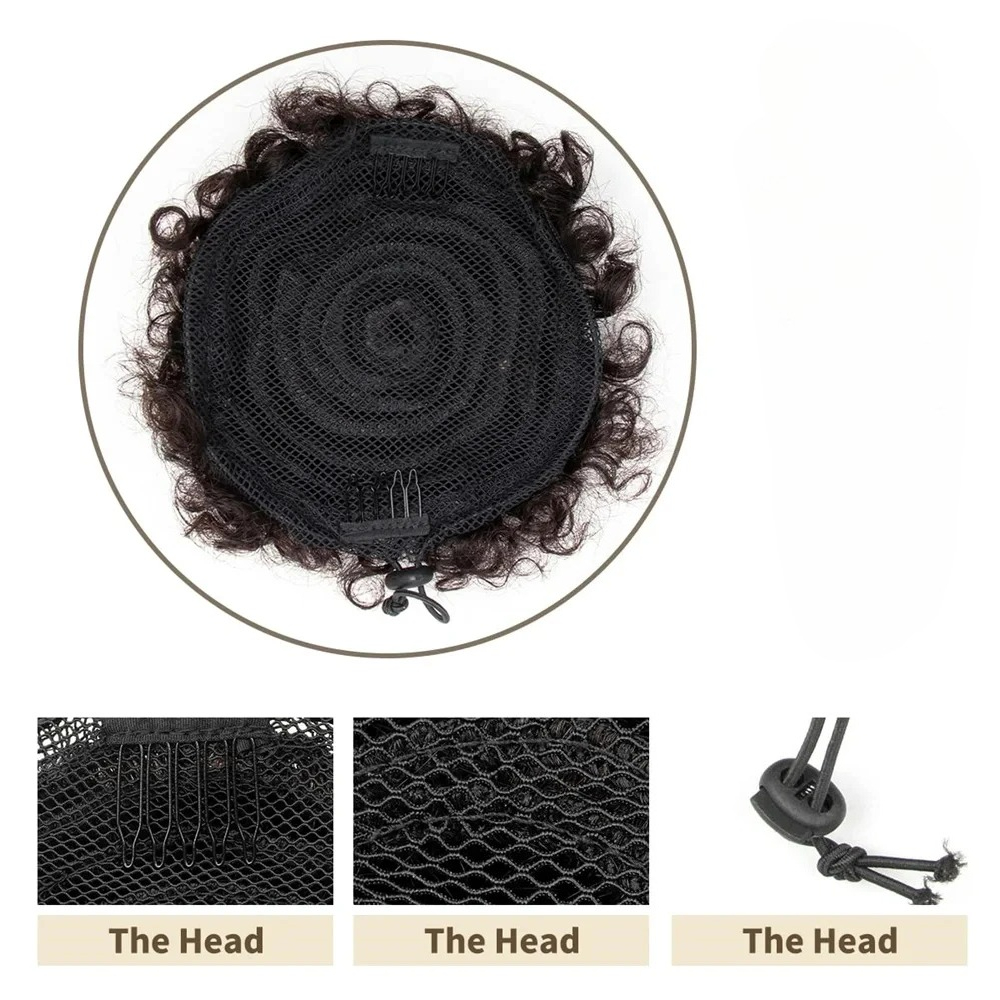 1 Adet/Paket Çocuklar İçin Doğ - Drawstring Afro Curly Puff Ponytail incelemesi ve fiyatı