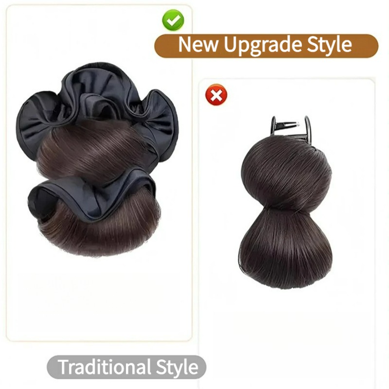 Yeni Sentetik Saten Saç Tokası - Claw Clip Messy Bun Hair Piece incelemesi ve fiyatı