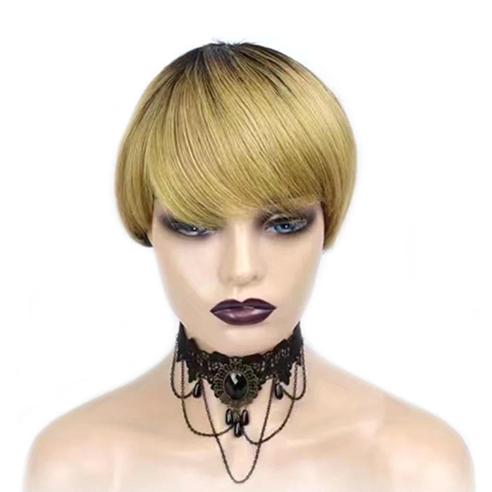 8 inç Kısa Remy Saç Peruk Brez - Short Pixie Cut Wig Human Hair Cheap incelemesi ve fiyatı