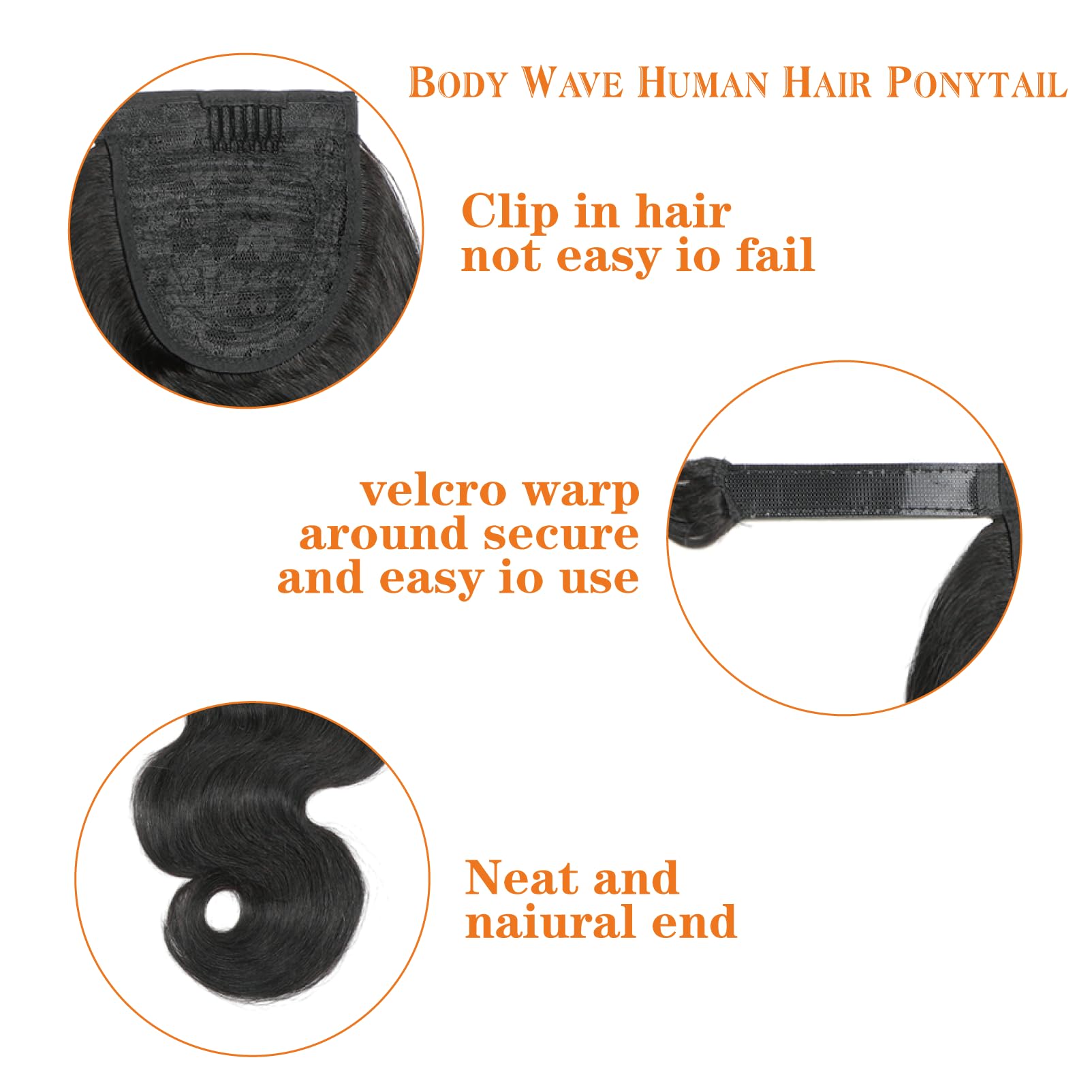 Vücut Dalgası At Kuyruğu Posti - Seamless Clip In Hair Extensions Human Hair incelemesi ve fiyatı