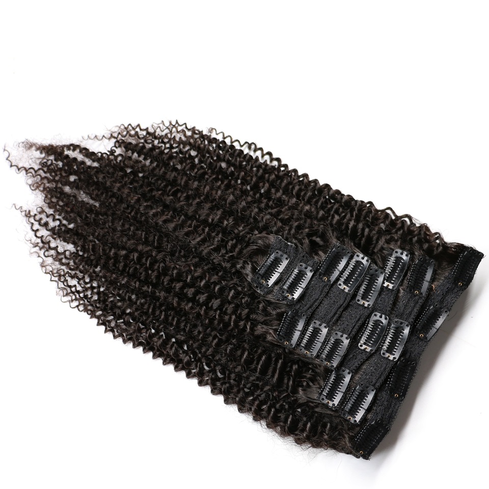 Kadınlar İçin Afro Kıvırcık Kl - Seamless Clip In Hair Extensions Human Hair incelemesi ve fiyatı