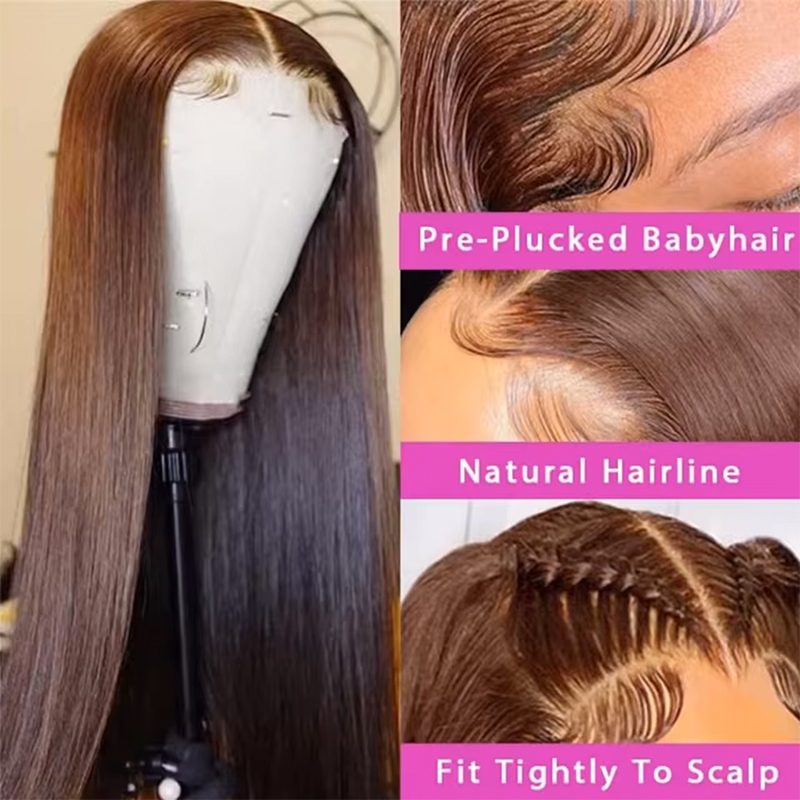%220 Yoğunluklu 34 İnç Çikolat - Lace Front Wigs incelemesi ve fiyatı