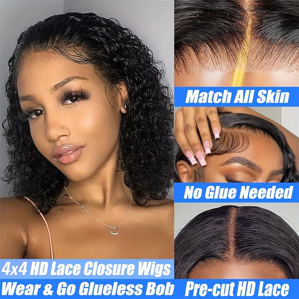 250 Yoğunluklu Su Dalgası İnsa - Pre Parted 13X4 Lace Front Bob Wig incelemesi ve fiyatı