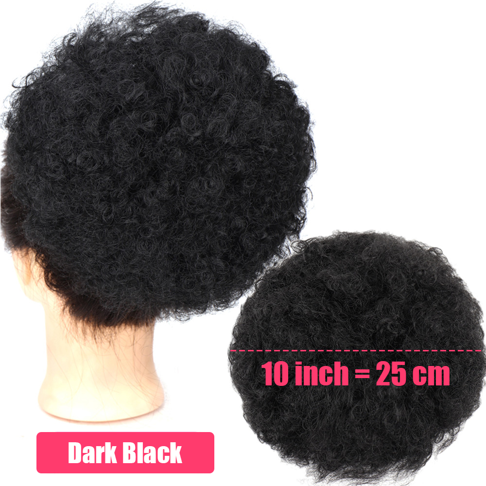 Sentetik 10 Inç Büyük Afro Puf - Drawstring Afro Curly Puff Ponytail incelemesi ve fiyatı