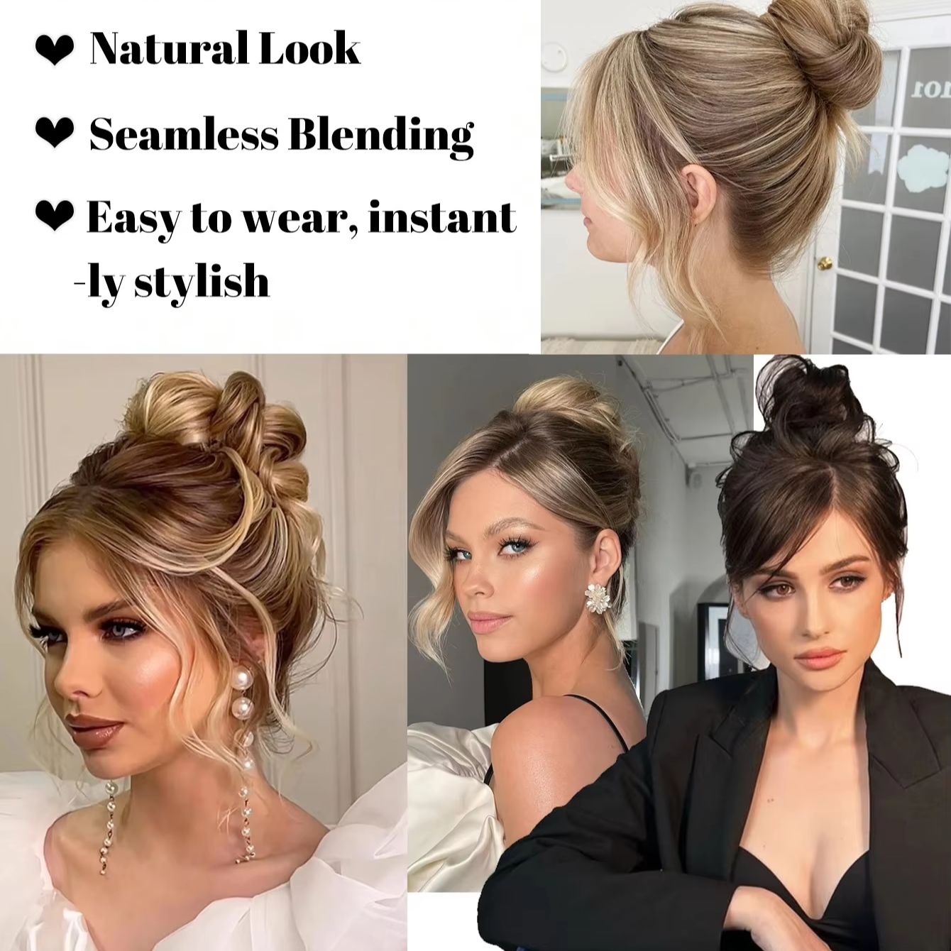 Sentetik Mini Pençe Tokalı Dağ - Claw Clip Messy Bun Hair Piece incelemesi ve fiyatı
